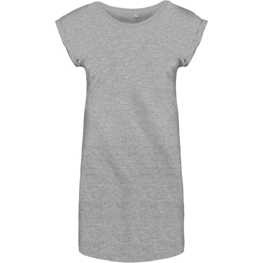 Kariban Womens/Ladies T-Shirt Dress / Light Gray